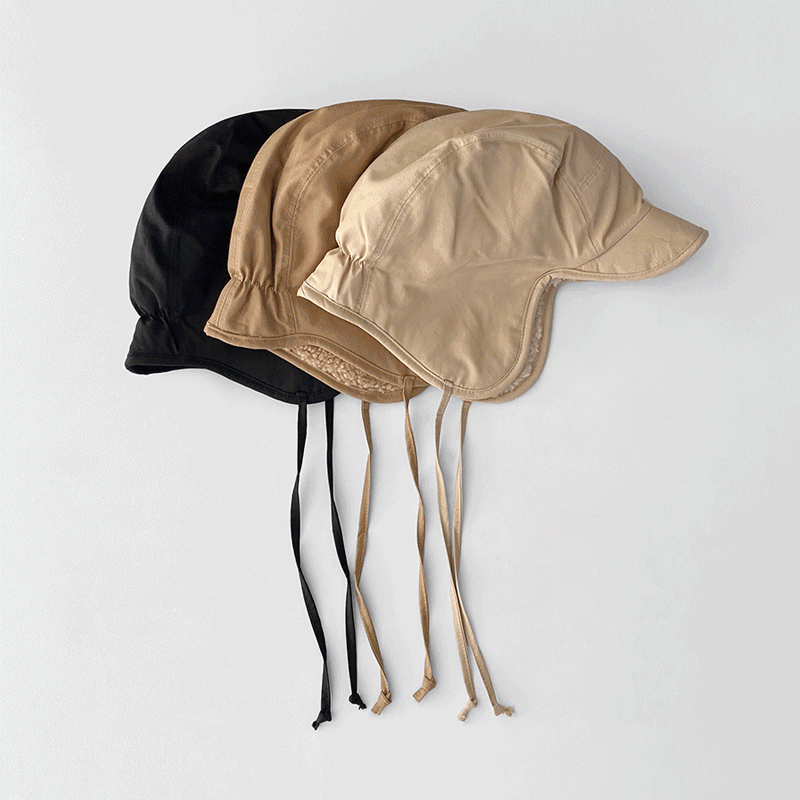 [남녀공용] 카카오 양면 뽀글이 귀도리 모자